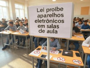 Lei proíbe aparelhos eletrônicos em salas de aula